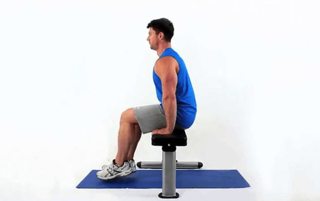This workout is rather easy and all you need is a chair, yet they prove to be quite effective