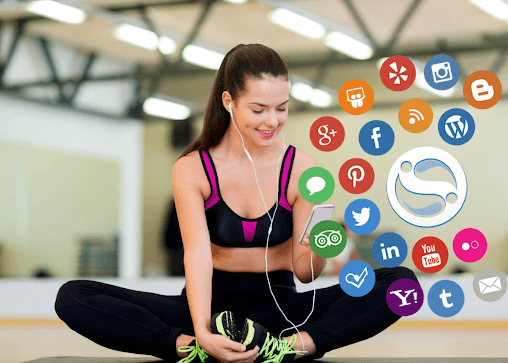 You can use social media you your advantage when it comes to exercising and staying in shape