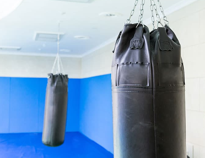 Floor Punching Bag vs. Hanging Heavy Bag
