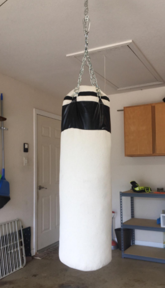 Life Gears Black Canvas Punching Bag with Chains Is the cheapest canvas punching bag you can buy