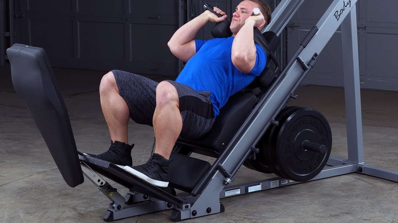A great benefit of hack machines is The Best Machines Come As A Combo; Leg Press, Hack Squat, Calf Exercise. So you get a really nice lower body workout exercise machine
