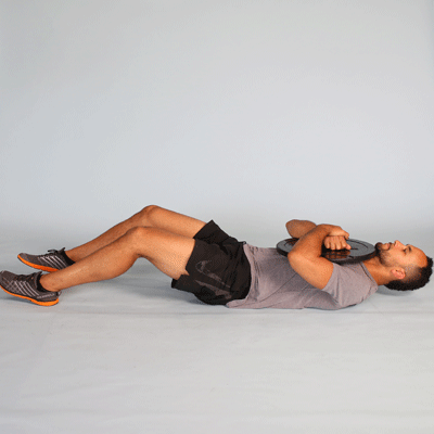 Weighted Sit Up exercise