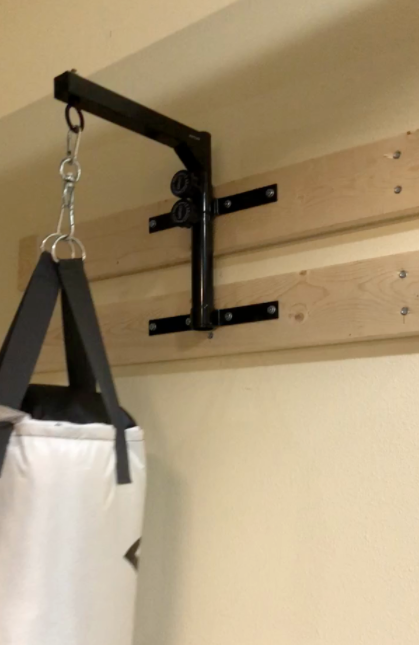 Yes4All Wall Mount Heavy Bag Hanger Only Can work as great outdoor heavy bag stand