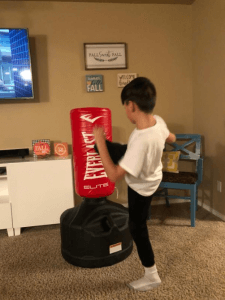 The adjustable height on this Everlast Elite Freestanding Heavy Bag makes it one of the best for the whole family