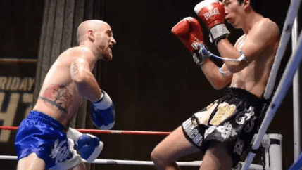 Short guys have the advantage of balance in muay thai, often toppling their opponents