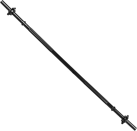 The DTX Fitness 4ft Barbell Weight Bar is our top choice for home gyms because it saves a lot of space