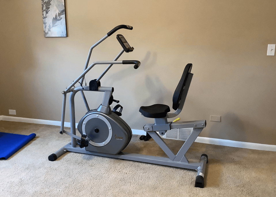 Sunny Health & Fitness Magnetic Recumbent Exercise Bike the SF-RB4708 is our second pick for exercise bikes with back support