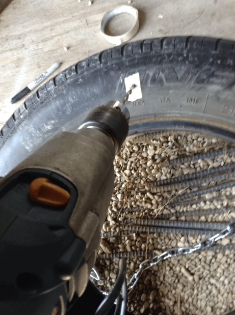 Assembling a diy tire punching bag should be easy with the right tools