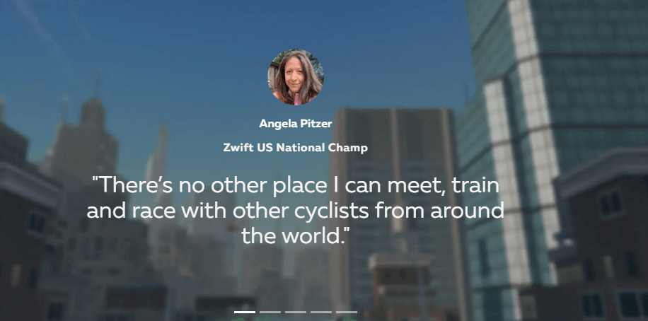 Zwift has also been impressive to customers too