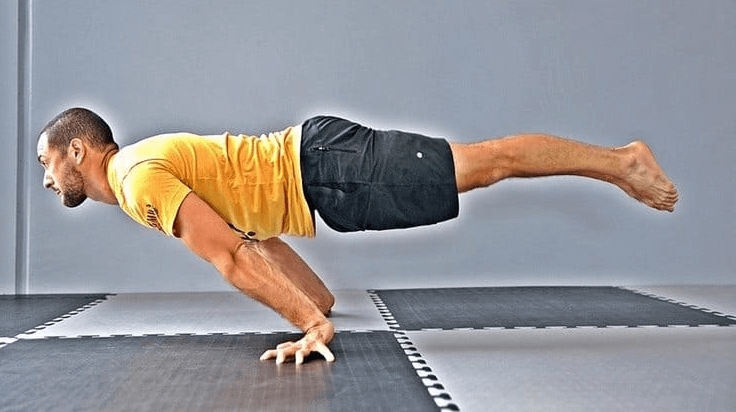 For the raised planche, adjust your surface to get the leverage to lift your legs