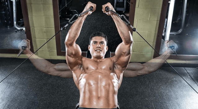 When executed properly, the pec fly exercise aims at strenghenign the chest’s muscles.
