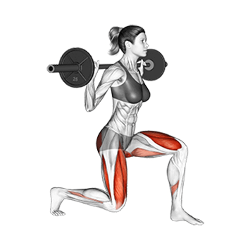 Lunges work a myriad of muscles including the glutes