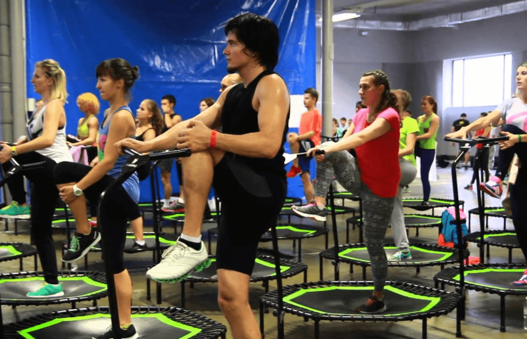 Working out on a trampoline works most parts of your body