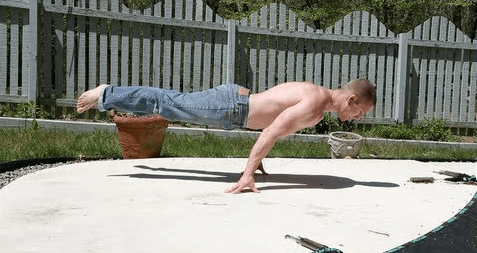 The basic lean planche is among the most common variants of the planche
