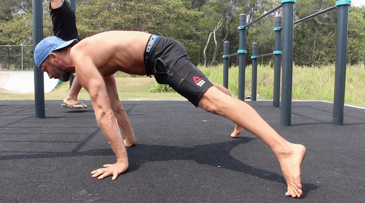 The straddle planche is pretty easy to do