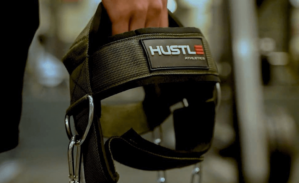 This Hustle Athletics neck harness is as comfy as it is stylish