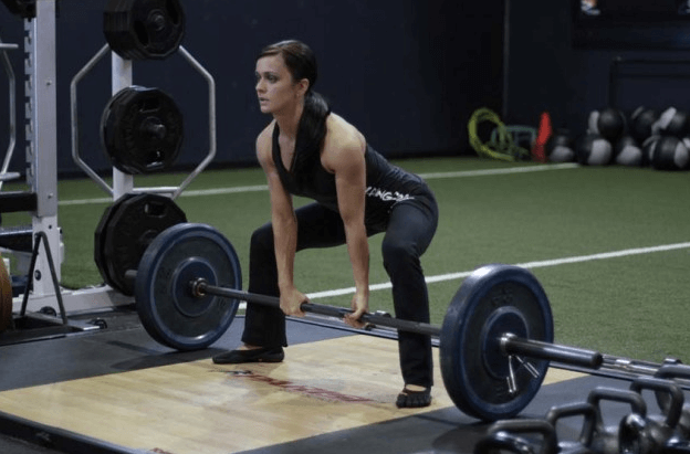 When doing sumo deadlifts the form needs to be right
