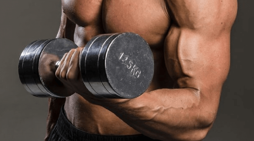 Giving your biceps a nice squeeze at the top of the move works them even better 