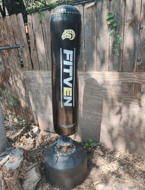 Despite being a combination of a heavy bag and a reflex, the FITVEN Freestanding Punching Bag is still surprisingly stable 
