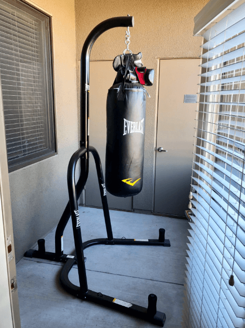 If you are looking for a 1-in-2 buy, go for the Everlast Single Station Heavy Bag Stand with a 70-lb Heavy Bag Kit