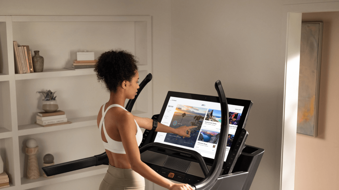 Once you have a treadmill with Bluetooth connectivity, hooking it up with iFit is a snap