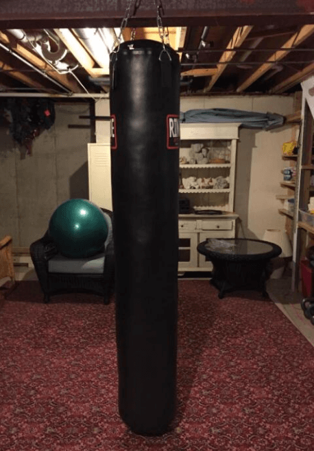 The Ringside 100-pound Muay Thai Punching bag is a monster heavy bag with a large striking surface