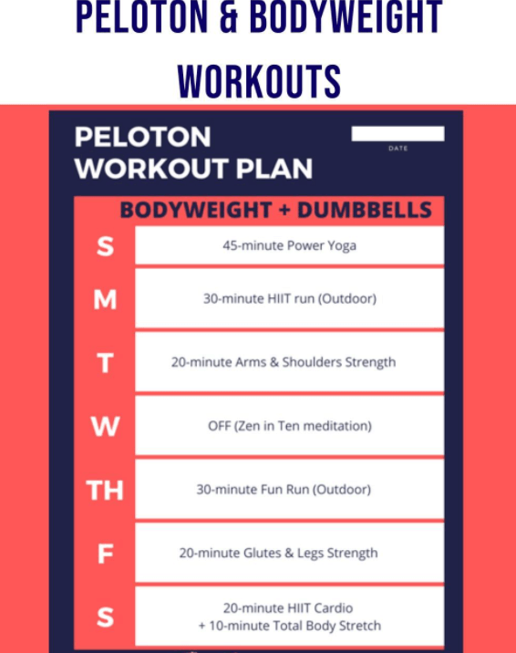 Here are some peloton workouts for weight loss
