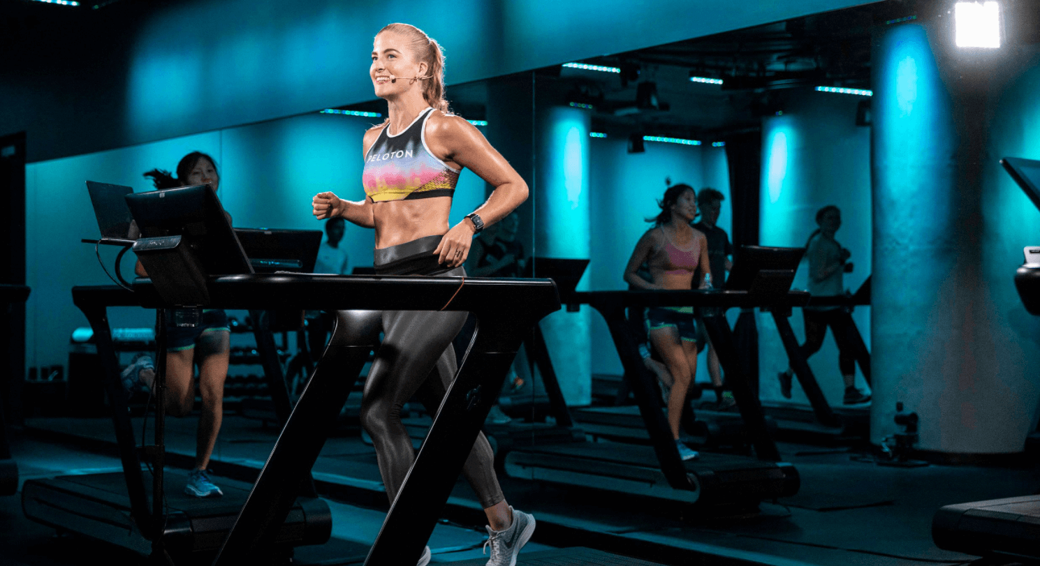 You can do walks and runs by using peloton treadmill