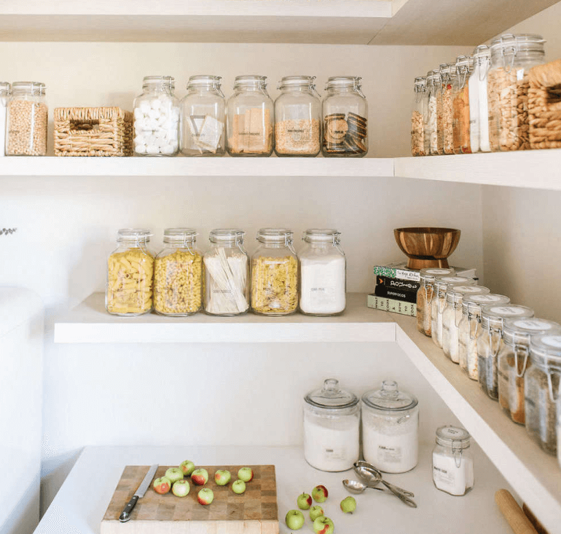 You must store healthy food and drinks in your pantry