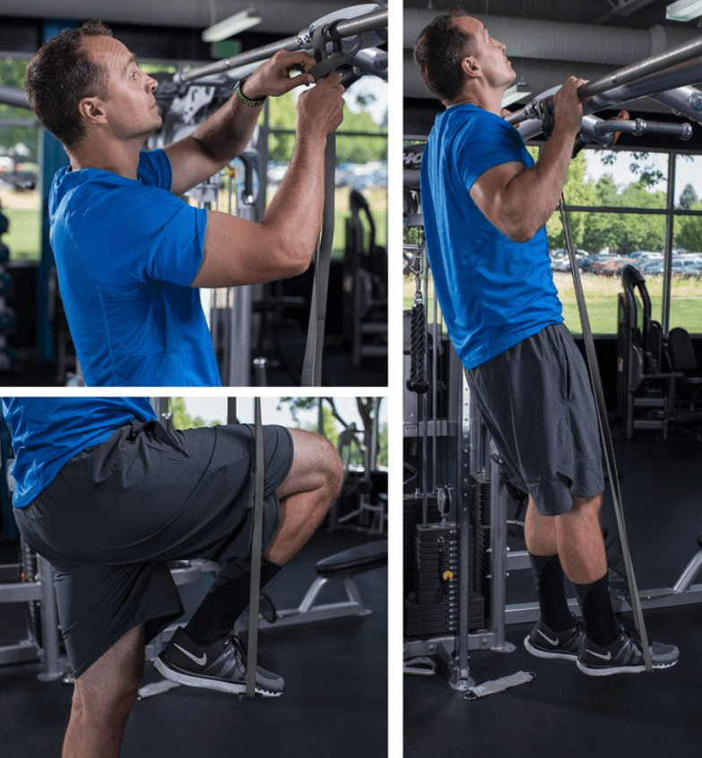 Assisted pull ups are easier to perform and it's beginner-friendly workout