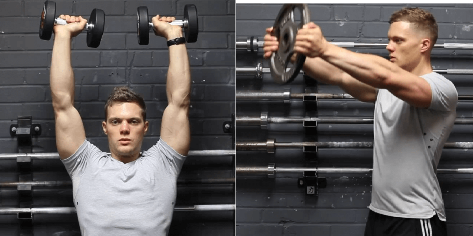 Here is an ultimate comparison between front plate vs dumbbell front raises