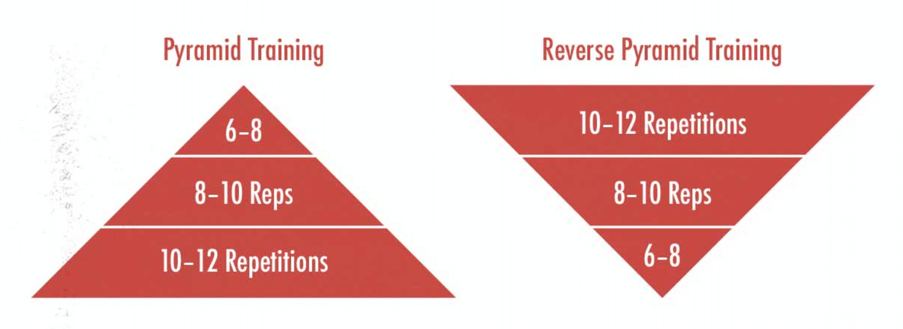 The main difference between reverse pyramid and pyramid training is the order in which weights are increased